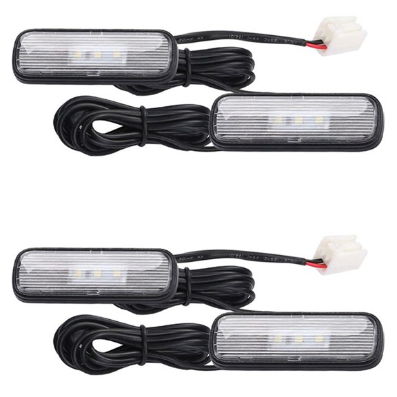4PCS Car Light LED Interior Atmosphere Light Decoration Lamp Ambient Foot Light for   10Th 2018-2020 Red