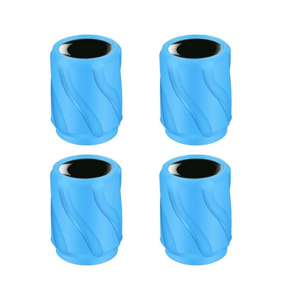 4PCS Car Luminous Tire Valve Caps, Fluorescent Night Glowing Air Stem Covers, Glow in The Dark Automotive Tire Air Caps, Universal for SUV, Truck, RV, Corrosion Resistant Valve Covers