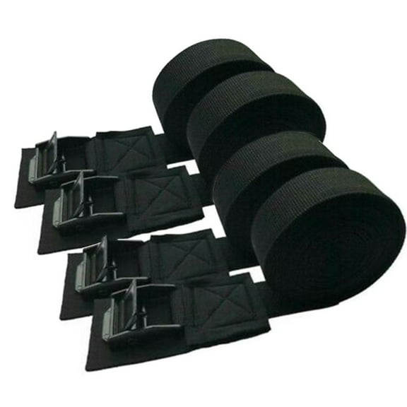 4PCS Car Roof Rack Tie Down Straps Buckle Luggage Kayak Board Surfboard Lashing
