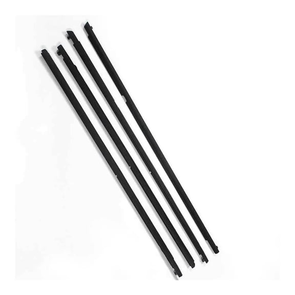 4PCS Car Window Glass Window Seal Moulding Trim For Mazda 3 BK Seires Sedan 2004-2009