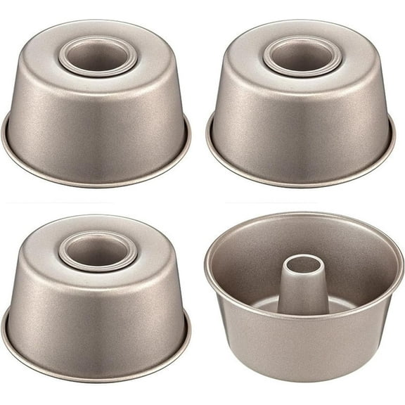 4PCS Carbon Steel Cake Pan, Nonstick Bakeware for Party, Wedding, and Anniversary Cakes, Send Goods from Local Warehouse