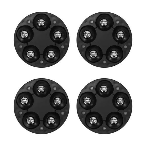 4PCS Caster Wheels Kitchen Appliances Storage Box Pulley Casters 360 Rotation