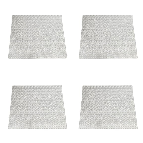 4PCS Cat Scat Mat Prickle Strip for Furniture Bed Protection Indoor Cat Repellent Deterrent Mat Spiked Isolation Guard Blocker Pet Training Mat for Couch and Bed