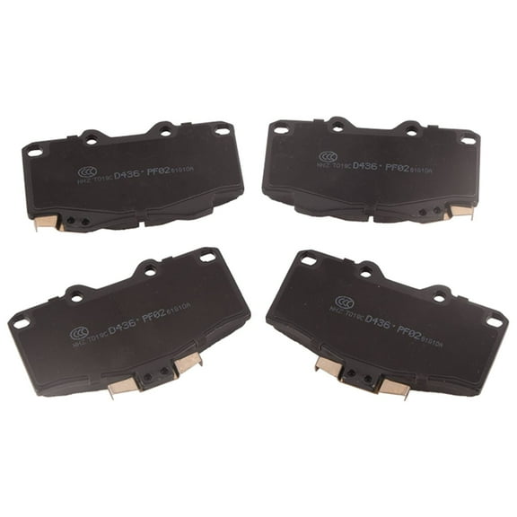 4PCS Ceramic Brake Set for Front - Low Noise & Dust, Durable Performance-4PCS Front Ceramic Disc Brake Pad Set