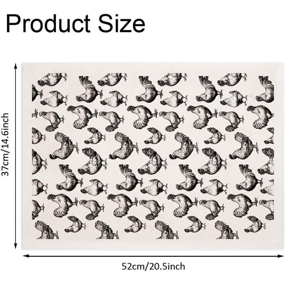 4PCS Chickens Underglaze Transfers for Pottery Animal Transfer Stickers Ceramic Decals Ceramic Underglaze Transfers for Pottery Overglaze Enamel Decal Waterslide Decal