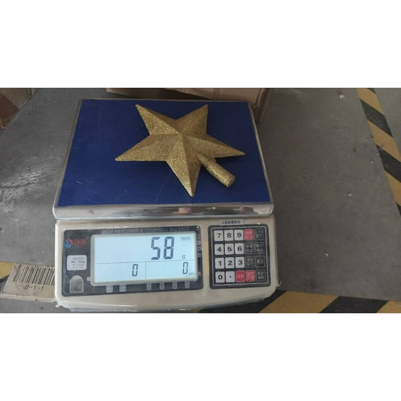 4PCS Christmas Decorations Five-pointed Star Christmas Tree Top Ornaments Glass Signed Christmas Garland Indoor for Crafts Large Large Hanging Wooden Holiday Signs Clear Quartz for Cars Stain Glass