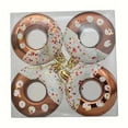thumbnail image 1 of 4PCS Christmas Donut Ornaments Set - Colorful Doughnut-Shaped Xmas Tree Pendants for Holiday & Birthday Party Decor, 1 of 9