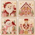 thumbnail image 1 of 4PCS Christmas Pearl Painting Kits for Adults, DIY Christmas Pearl Art Kit with Santa, Snowman, Gingerbread House & Nutcracker, Bead Painting Kit Holiday Decor/Gift for Craft Lovers, 1 of 5