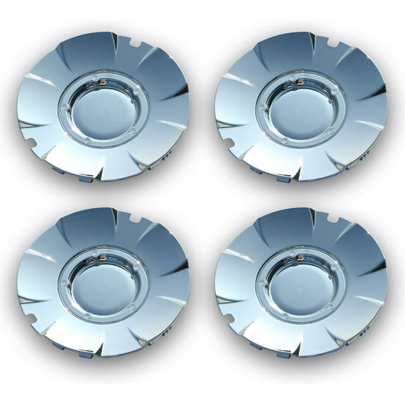 4PCS Chromed Wheel Hub Center Cap Hubcap Cover (20" Wheel Only) Compatible with Chevrolet Silverado 1500 2003 2004 2005 2006 2007 Suburban 1500 2006 Replace#: 15116616