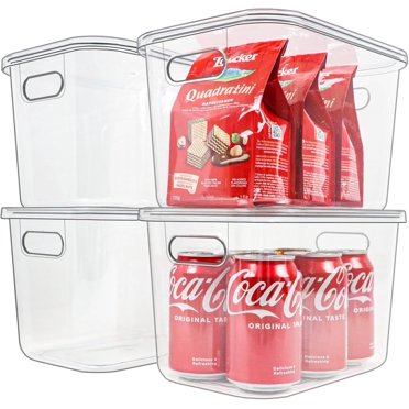 Really Useful 6.5L Clear Plastic Storage Boxes With Lids – Pack Of 4