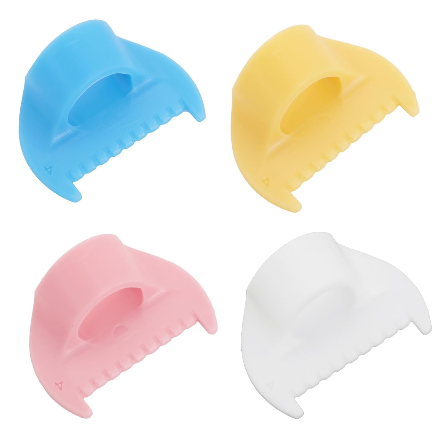 4PCS Colorful Sewing Template Rulers, 4mm Edge Stitch Lock & Sewing ...