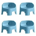 thumbnail image 1 of 4PCS Compact Step Stool for Home - Versatile Lightweight Toilet Stool, Non- Shoe Changing Stool & Under Desk Footrest - Sturdy Small Stool for Bathroom, Kitchen, Bedroom Multi-Purpose Use, 1 of 4