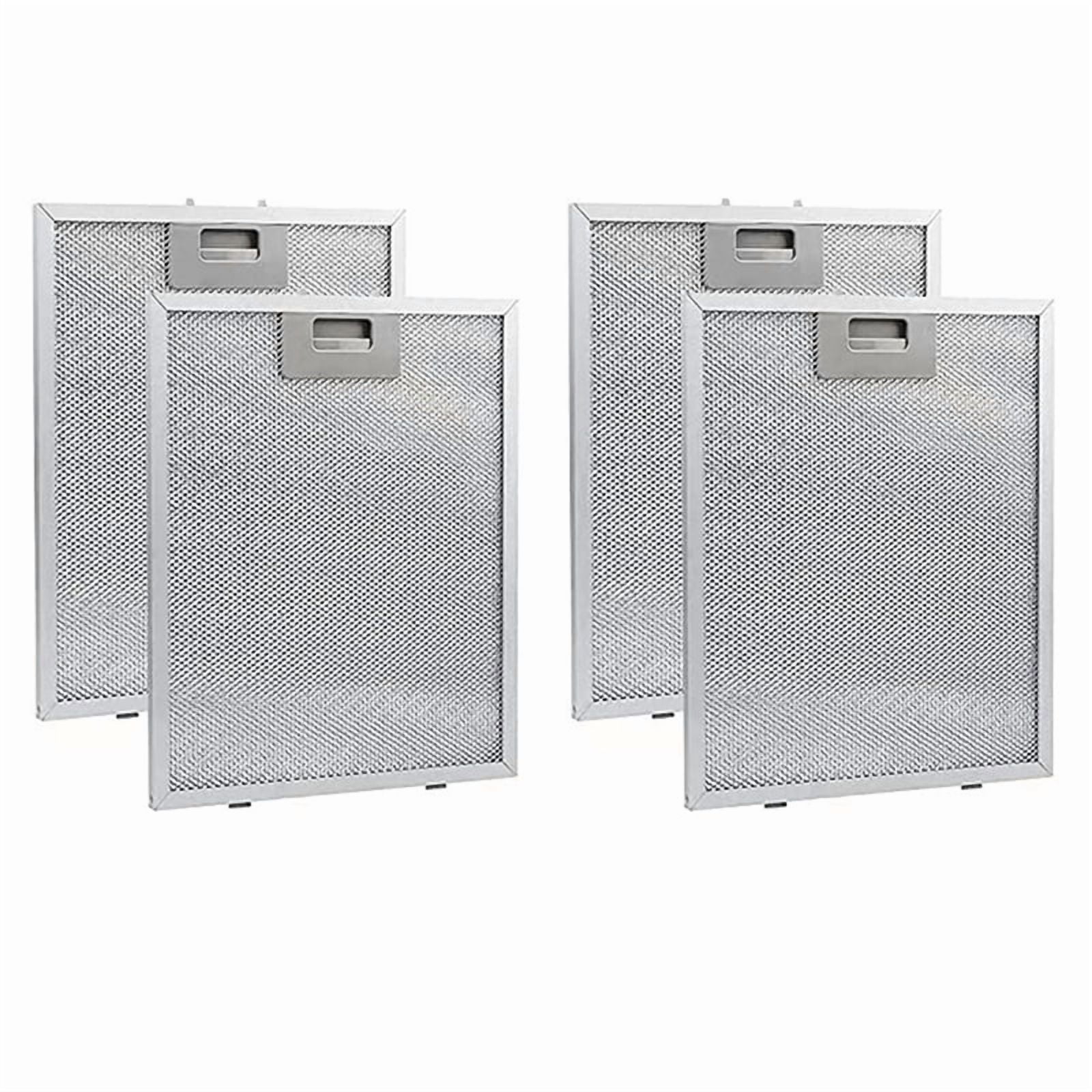 4PCS Cooker Hood Filters Metal Mesh Extractor Vent Filter 320X260mm Kitchens Hoods Oil Filter Range Hood Grease
