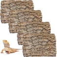 thumbnail image 1 of 4PCS Cork Terrarium Background 15.7x11.8in Natural Cork Large Bark Climbing Mat Habitat Decoration Chameleons, Lizards, Turtles Glass Jar Decoration, 1 of 8