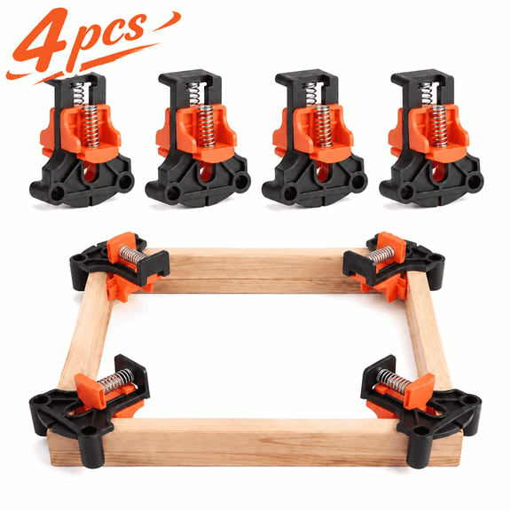 Renyuanyuan 4PCS 90 Degree Corner Clamps for Woodworking, Boxes, and Diy Projects
