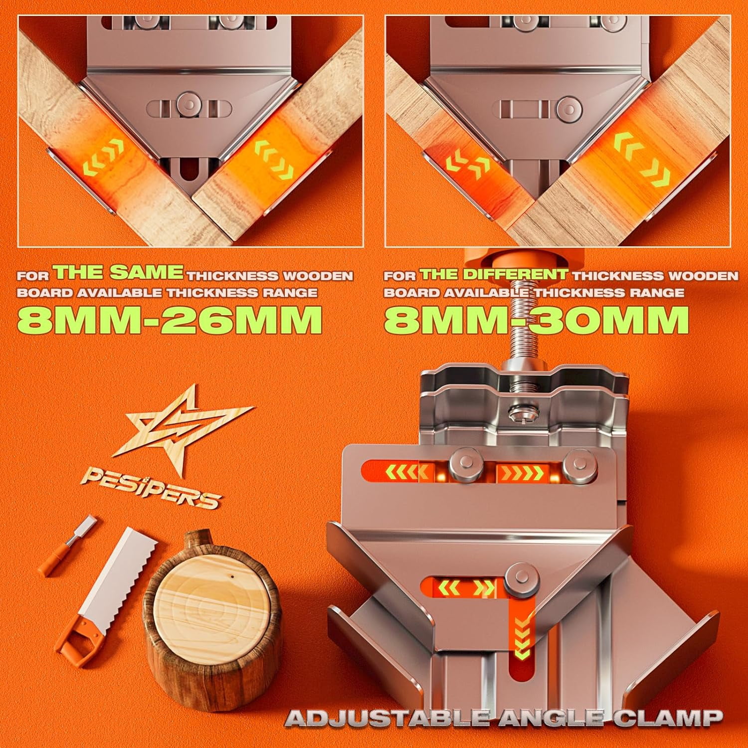 4PCS Corner Clamps For Woodworking, Rust&Corrosion Resistant Upgraded ...