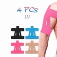 thumbnail image 1 of 4PCS Cotton Kinesiology Tape Badminton Lifting Sports Muscle Patch Elastic Shoulder Pads Bandage for Protection, 1 of 6