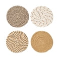 thumbnail image 1 of 4PCS Cotton Woven Drink Coasters, Cotton Coasters For Drinks, Heat Resistant Mats for Kitchen, Dining and Office Use, 1 of 6