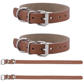 4PCS Cowhide Stirrup Straps with Metal Buckle Adjustable Length 12 Inch Leather Bike Basket Front Handlebar Storage Straps ID Card Hanging Accessory for Adult Dog Pet Saddle Brown Brown DIY