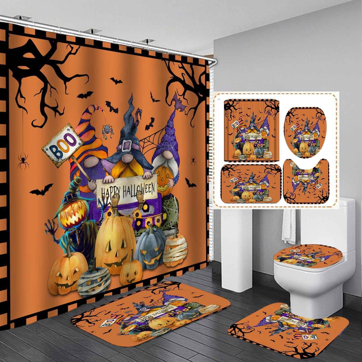 Halloween Shower Curtain Set