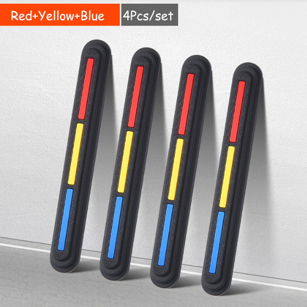 4PCS D Car Door Anticollision Strip Auto Door Edge Bumper Protector