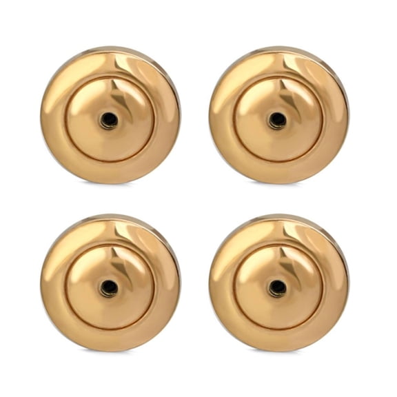 4PCS Dics Earring Backs for Studs Heavy Earrings Earring Backs for Droopy Ears Push Pierced Stainless Steel Earring Plug