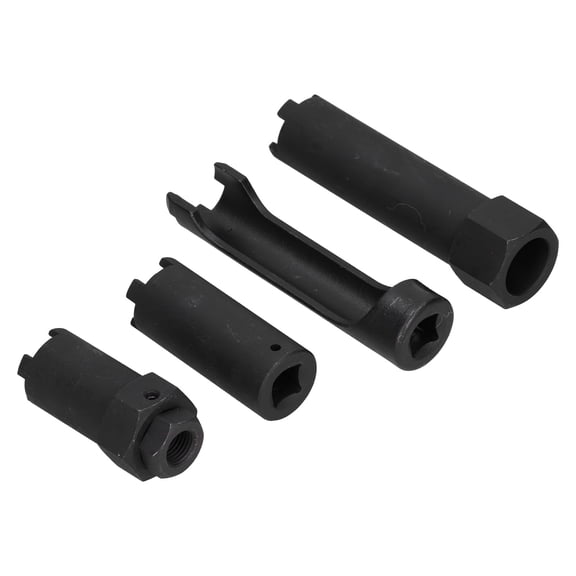 4PCS Diesel Fuel Injector Socket Set 25mm 27mm 29mm 30mm Removal Tool Auto Repair Kit Heavy Duty Metal Drive Spanner Wrench Set For Vehicle Maintenance