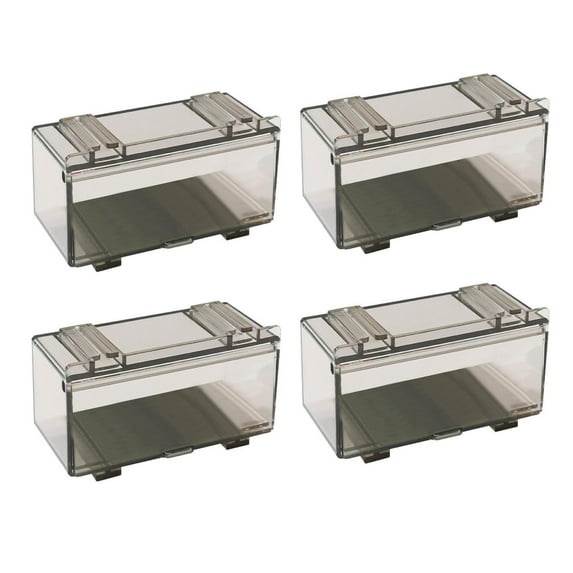 4PCS Display Case 1/64 Model Car Display Protector Clear Acrylic Cases for Hot Wheels