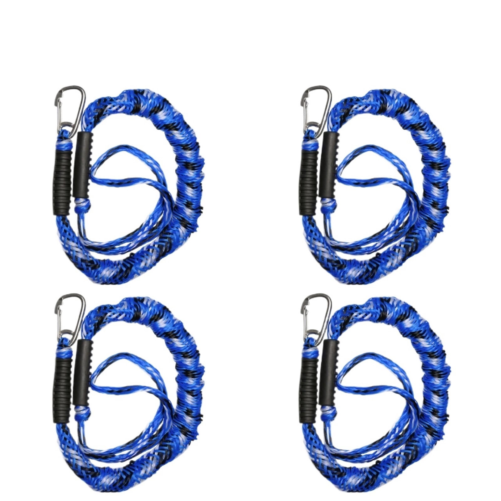Water Jet Rope Guard 4PCS Dock Lines Elastic Marine Rope Bungee Cords Shock Ties For ...