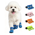 thumbnail image 1 of 4PCS Dog Mesh Shoes, Reflective Breathable Pet Booties, Non‑Slip Wear‑Resistant Paw Protectors for Small Medium Dogs, 1 of 5