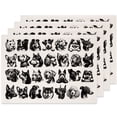 thumbnail image 1 of 4PCS Dogs Underglaze Paper Transfer Animal Transfer Paper, 1 of 7