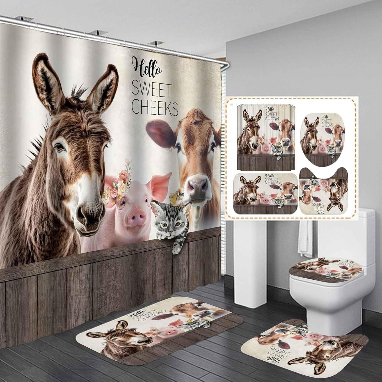 Country Paws Shower Curtain NCU0LDH414