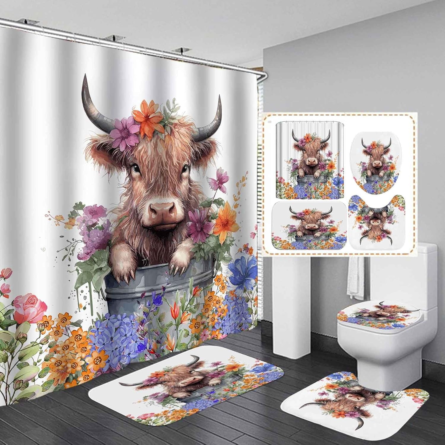 Harvest Paw Shower Curtain NCU0NTV877