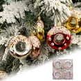 thumbnail image 1 of 4PCS Donut Christmas Ornaments - 7cm Festive Candy Hanging Decorations for Xmas Tree, Holiday Parties & Easter Decor, 1 of 9