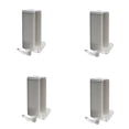 4PCS DoubleHook Hook Stainless Steel Wall Hooks Hook Bathroom Shower