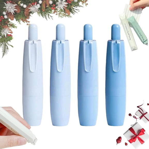 4PCS Double Sided Tape Pens,Double Sided Tape Roller,for Paper Crafts, Gift Wrapping, Card Making, School Projects, Office Use and Photo Mounting, Mess-Free Precision Glue Pen