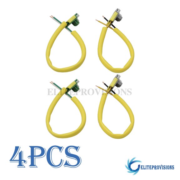 4PCS Driver AB Clock Spring Plug Connector For 16-19 Honda Civic 77900TBAA11