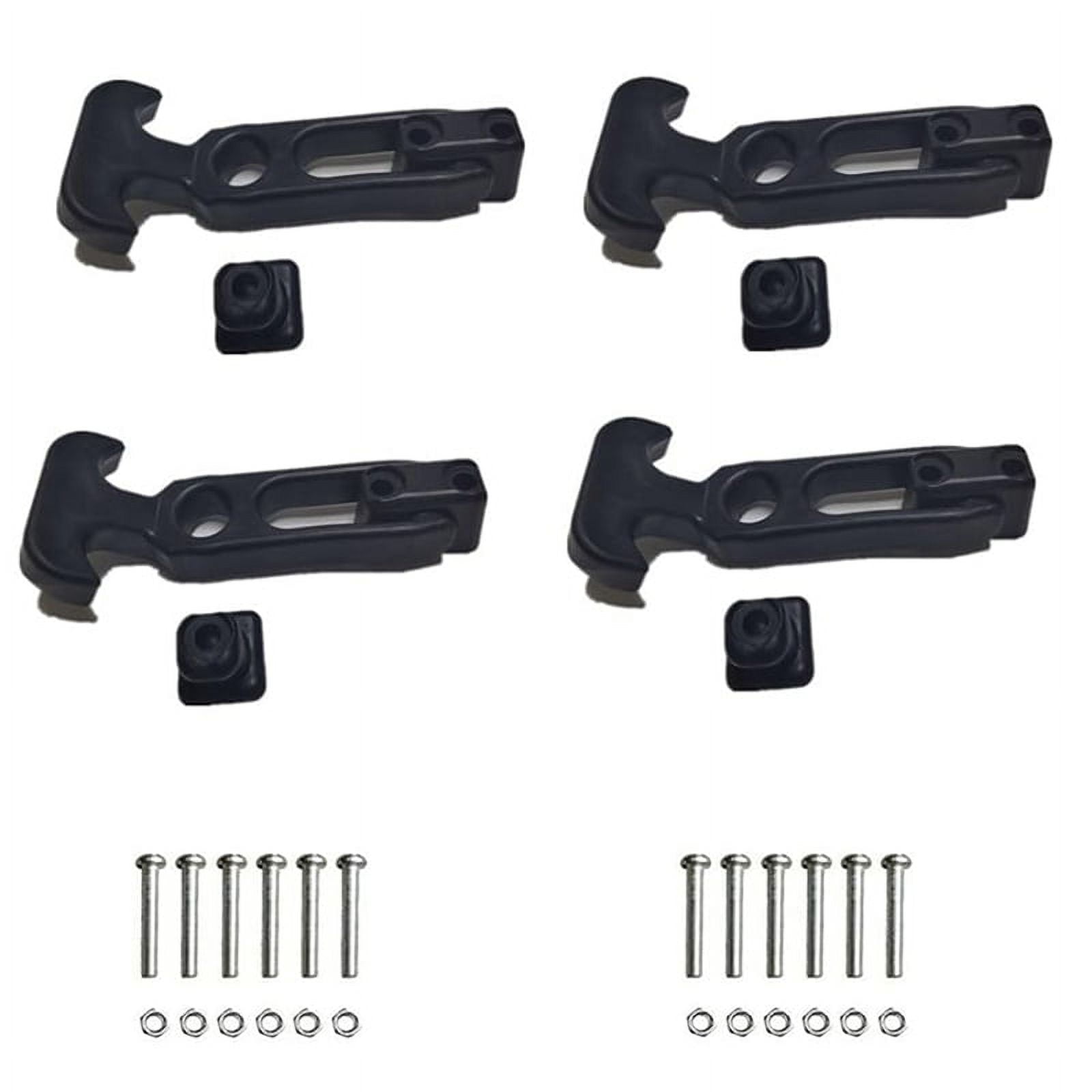 4PCS Rubber Flexible Replacement THandle Draw Latch for Glove Box(4.4