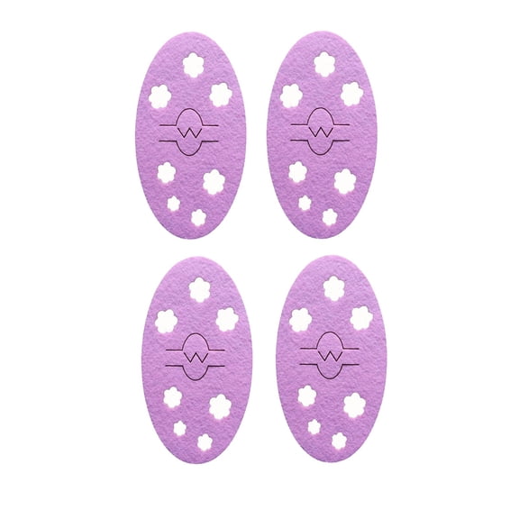 4PCS Easter Eggs Felt Cutlery Pockets, Floral Cutout Tableware Holders Spring Ornament for Easter Holiday Party Table Decor