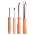 thumbnail image 1 of 4PCS Eguiwyn Heavy Duty Hole Puncher for Plastic Lids and Lemonade Cups, Manual Punch Tool for Lemonade Stand Accessories, Multi-Use Clay Drilling and Crafting Tool,Khaki, 1 of 7