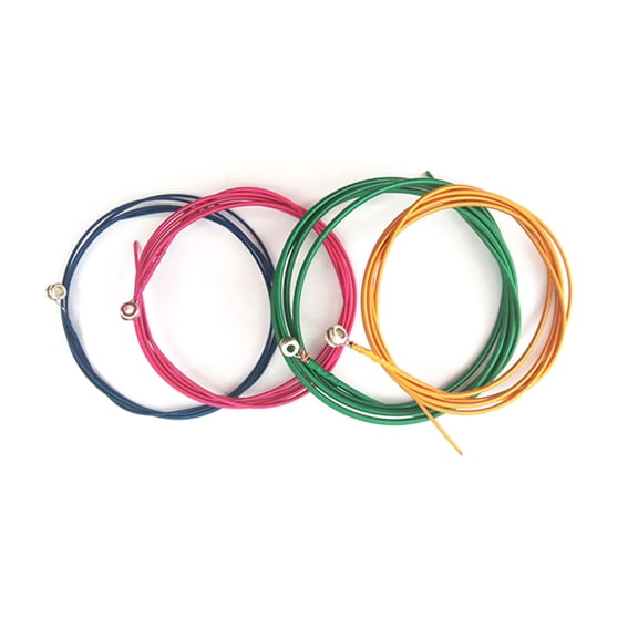 4PCS Electric Bass Strings Four Color Durable Bass Strings Bass Guitar String TAPDRA Spare Part