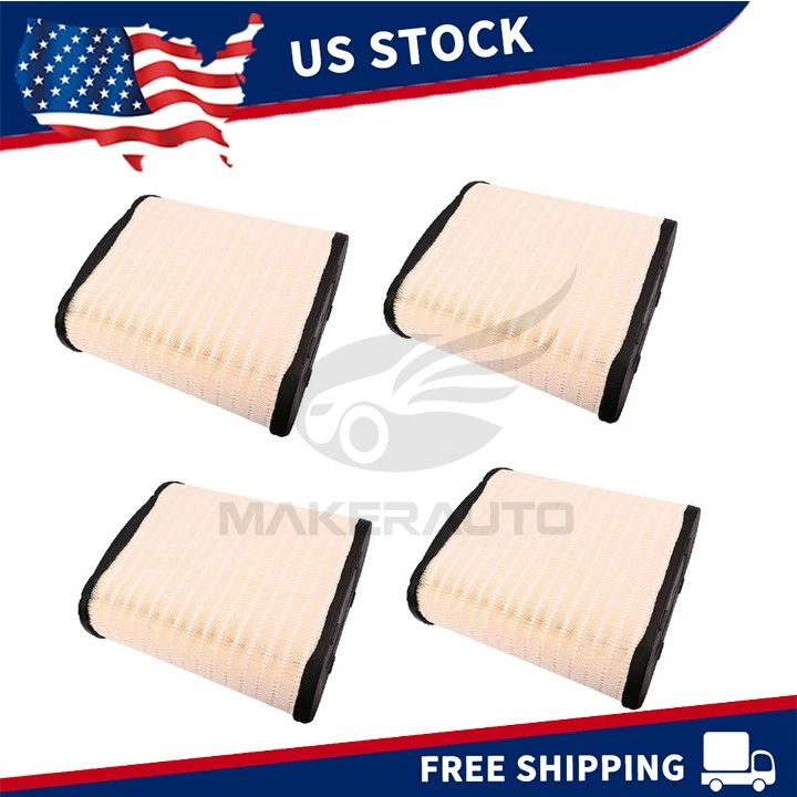 4PCS Engine Air Filter D37-1061 Fits For 2023 Kenworth T680 & Peterbilt 579