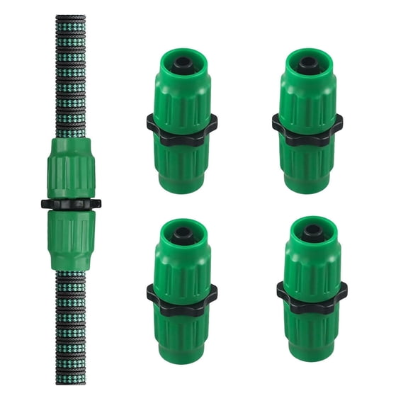 4PCS Expandable Garden Hose Repair Kit Hose Connectors Fitting for 5/8