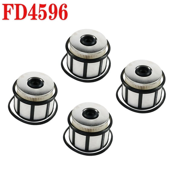 4PCS FD-4596 Fuel Filter Fit 1999-2007 7.3L PowerStroke Diesel