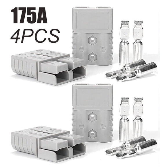 4PCS FOR ANDERSON Plug CABLE TERMINAL BATTERY POWER CONNECTOR 175 AMP-600V