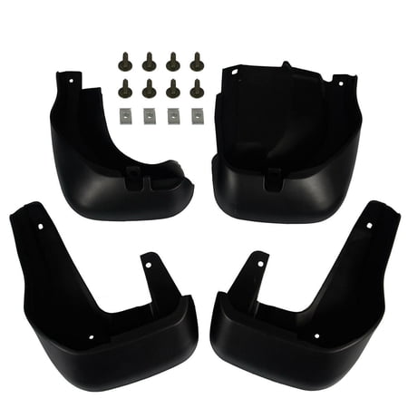 4PCS FRONT REAR Splash Guards Mud Flaps Mudguards For 12-16 CR-V Sport Utility Fits select: 2012-2015 HONDA CR-V EXL, 2016 HONDA CR-V EX