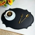 thumbnail image 1 of 4PCS Faux Leather Placemats,Geometrical Leather for Dinner Table Mats Heat Resistant Washable Insulation Coffee Mats Kitchen Place Mats Nordic Style,Cup mat,Non-Slip, 1 of 7