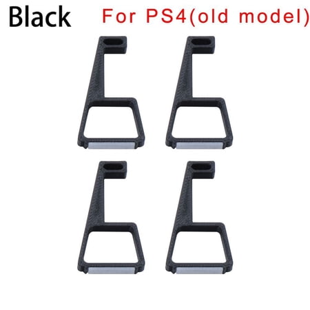 4PCS Flat-mounted Horizontal Feet Heighten Support Console Holder Stand Bracket Cooling Legs BLACK 1 SET FOR PS4(OLD MODEL)