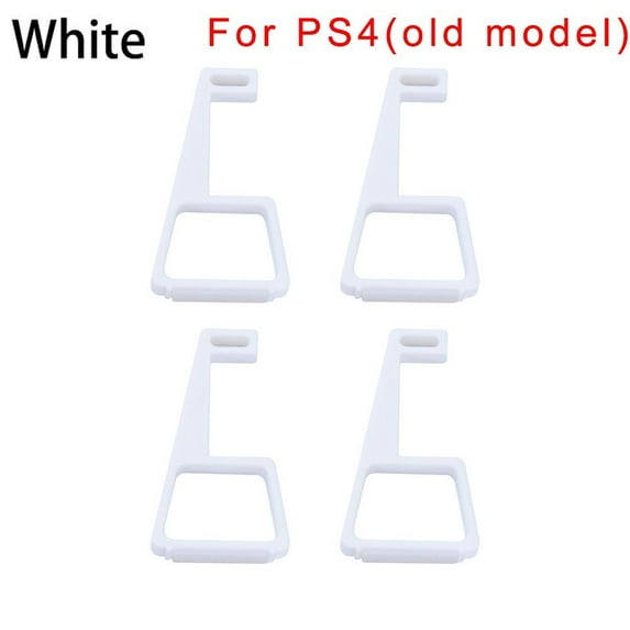 4PCS Flat-mounted Horizontal Feet Heighten Support Console Holder Stand Bracket Cooling Legs WHITE 2 SETS FOR PS4(OLD MODEL)