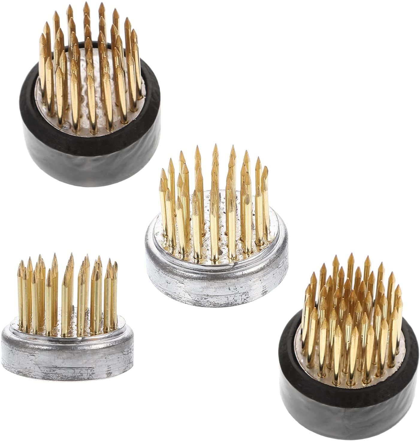 Ldirect Edelstahl Blumenfrosch - 9 Stück Runde Kenzan Für Blumenarrangements (Grau)